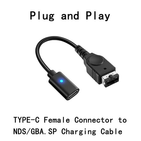 محول USB-C لشاحن Gameboy Advance SP: يدعم كابل USB-A إلى C وUSB-C إلى C in Saudi Arabia