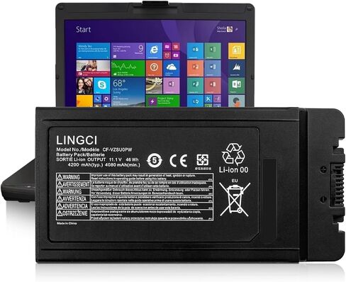 بطارية FZ-55، استبدال بطارية FZ-VZSU1HU لجهاز Panasonic Toughbook 55 FZ-55 Mk1 FZ-VZSU1 10.8V 68Wh 6300mAh Li-Polymer (غير مناسب لـ CF-54) in Kuwait