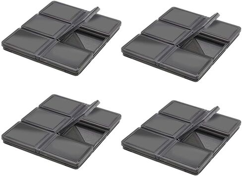 48 Slots, SD/SDHC Memory Card Hard Plastic Cases 4X 12 Slot Folding Transluscent Plastic Card Holder Cases in Saudi Arabia