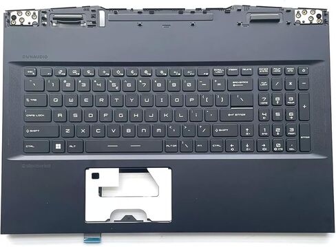 بديل جديد لجهاز MSI 9S7-17K314 GE76 Raider 11UG/11UH/11UE(MS-17K3) الجزء العلوي للكمبيوتر المحمول Palmrest كامل لوحة المفاتيح ذات الإضاءة الخلفية الملونة جزء تجميع MS-17K1 3077K1A421 MS-17K2 3077K1A421Y أزرق in Saudi Arabia