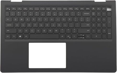 BestParts Palmrest with Non-Backlit Keyboard Assembly Replacement for Dell Inspiron 15 3520 3525 3530 3535 (with USB-C) Laptop - 5MD22 in Saudi Arabia