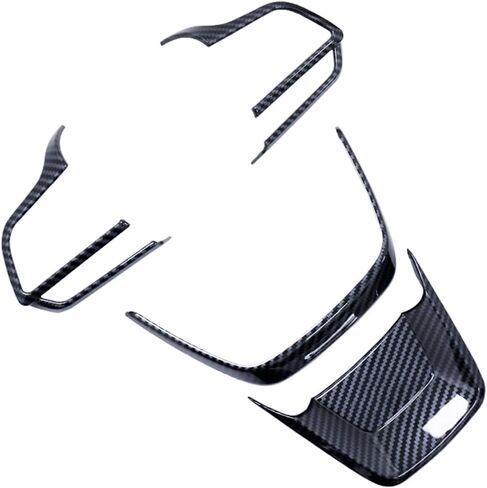 Barong for Toyota Highlander Sienna 2020-2024 Accessories Interior Steering Wheel Trim Carbon Fiber 4pcs in Saudi Arabia