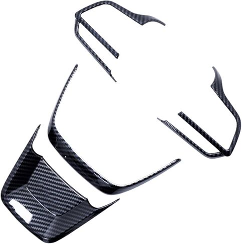 Barong for Toyota Highlander Sienna 2020-2024 Accessories Interior Steering Wheel Trim Carbon Fiber 4pcs in Saudi Arabia