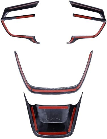 Barong for Toyota Highlander Sienna 2020-2024 Accessories Interior Steering Wheel Trim Carbon Fiber 4pcs in Saudi Arabia
