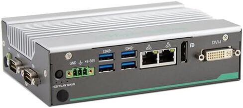 IPC2610A-B04P6C - جهاز كمبيوتر صناعي متين، رباعي النواة Atom x7-E3950، Windows 10 IoT Enterprise EPKEA، ذاكرة الوصول العشوائي 8 جيجابايت، 128 جيجابايت SSD، -40 ~ 158 درجة فهرنهايت درجة حرارة التشغيل in Kuwait