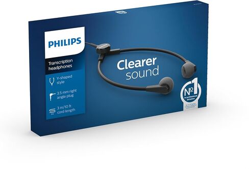 Philips ACC0233 Playback سماعات الرأس سماعات الرأس الإملاء والتشغيل دون خطاف مشترك وخطٍ واحد على الأذن 3.5 ملم جاك جاك in Kuwait