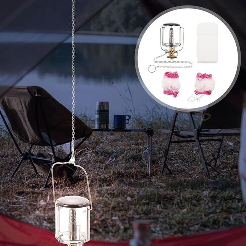 SHERCHPRY Gas Camping Lantern Outdoor Travel Lamp Multifunctional Small Tent Light Emergency Fuel Lantern for Hiking and Picnic in Saudi Arabia