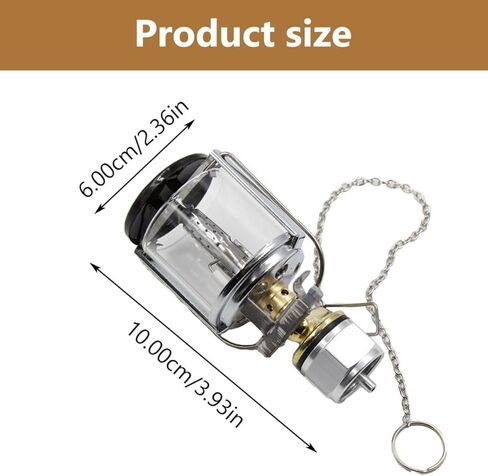 Uonlytech Portable Gas Lantern Propane Lamp with Cover Portable Camping Tent Lantern Mapp Gas Powered Outdoor Emergency Fuel Lamp for Hiking and Travel in Saudi Arabia