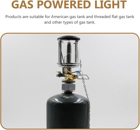 Uonlytech Portable Gas Lantern Propane Lamp with Cover Portable Camping Tent Lantern Mapp Gas Powered Outdoor Emergency Fuel Lamp for Hiking and Travel in Saudi Arabia