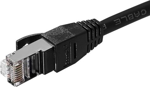 2-Pack RJ45 1-to-3 Ethernet LAN Splitter Adapter: Gold-Plated Connectors, ABS Housing, 6.5x2cm, for Network Cable Extension in Saudi Arabia