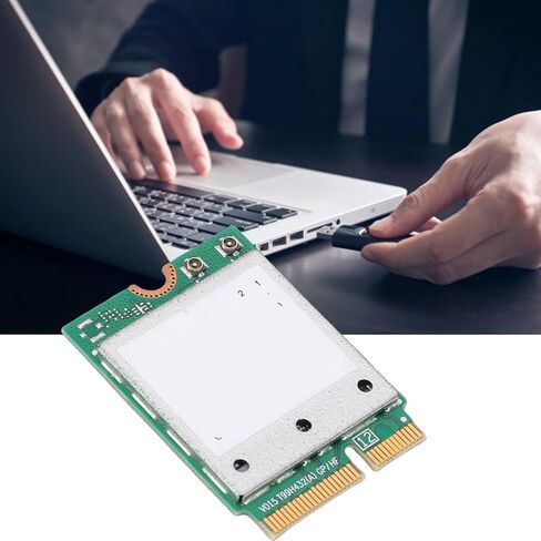 Yunseity WiFi 7 Wireless Card, Band 2.4G 5G 6GHz 5.8Gbps M.2 Network Adapter Module with Support, for 11 Laptops in Saudi Arabia