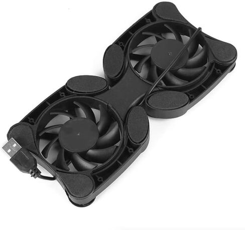 Dual USB Cooling Fan Pad Foldable Slim Fans Cooler Stand for Laptop PC Notebook in Saudi Arabia