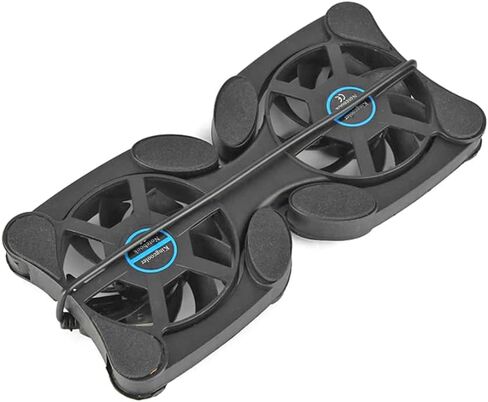 Dual USB Cooling Fan Pad Foldable Slim Fans Cooler Stand for Laptop PC Notebook in Saudi Arabia