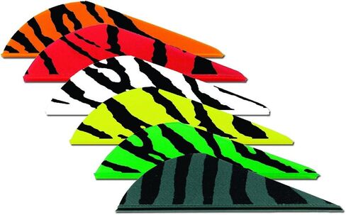 Bohning Blazer Tiger Archery Vane (100-Pack), Orange, 2 inch in Saudi Arabia
