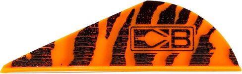 Bohning Blazer Tiger Archery Vane (100-Pack), Orange, 2 inch in Saudi Arabia