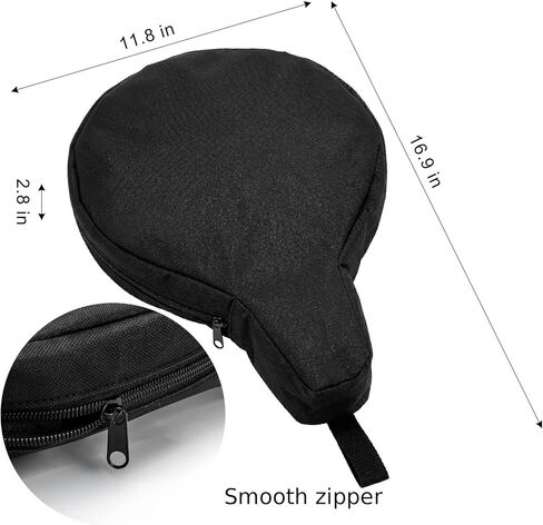 Hiceeden 2 Pack Cast Iron Skillet Storage Bag, Waterproof Frying Pan Carrying Case for Skillets Up to 11.8" Wide, Heavy Duty Skillet Carrier Organizer with Hanging Loop for Travel, Camping, Cabinet in Saudi Arabia