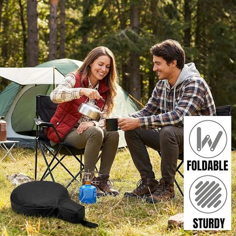 Hiceeden 2 Pack Cast Iron Skillet Storage Bag, Waterproof Frying Pan Carrying Case for Skillets Up to 11.8" Wide, Heavy Duty Skillet Carrier Organizer with Hanging Loop for Travel, Camping, Cabinet in Saudi Arabia