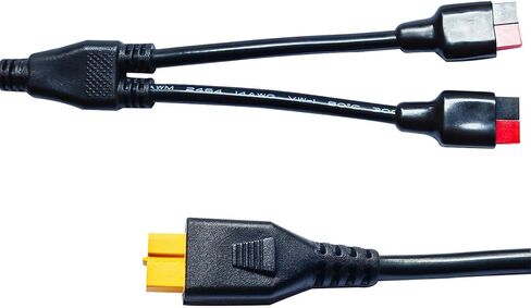 كابل تمديد 14AWG XT60، محول متوازي 45A Y، كابل موصل مقسم XT60 أنثى إلى 45A Y لمحطة الطاقة الشمسية المحمولة واللوحة الشمسية (1FT/30CM) in Kuwait