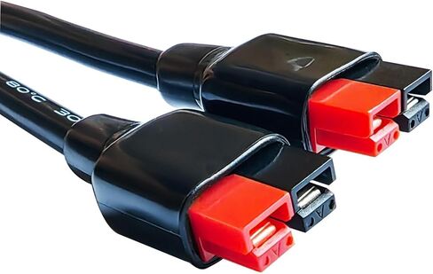 كابل تمديد 14AWG XT60، محول متوازي 45A Y، كابل موصل مقسم XT60 أنثى إلى 45A Y لمحطة الطاقة الشمسية المحمولة واللوحة الشمسية (1FT/30CM) in Kuwait