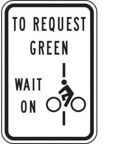 BICYCLE PEDESTRIAN SIGN BICYCLE, Mfr: FRR726HP-A in Saudi Arabia