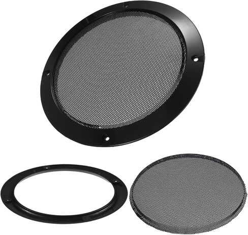 2PCS 5 Inch Speaker Grill Universal Speaker Covers ABS Plastic for Speakers Mounting & Home Audio DIY, Speakers Grille Protector with 8PCS Screws in Saudi Arabia