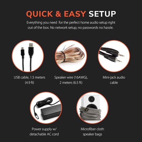 Audioengine A2+ Bluetooth Computer Speaker Bundle – Compact Desktop Speakers for PC & Laptop with S6 Subwoofer and DS1M Speaker Stands in White in Saudi Arabia