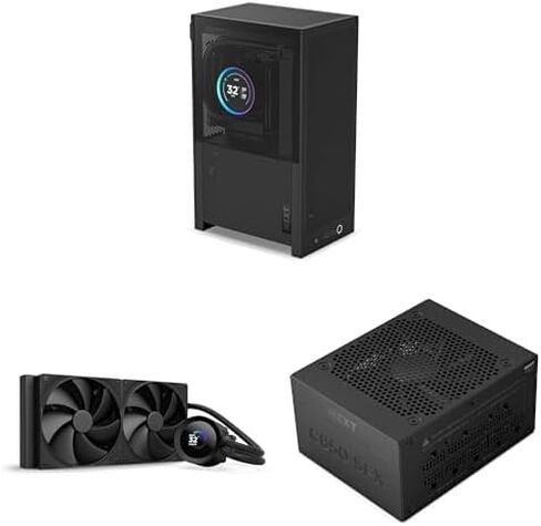 NZXT Mini-ITX Performance Bundle – H2 Flow Case + Kraken Plus 280 AIO + C850 SFX Gold PSU in Saudi Arabia