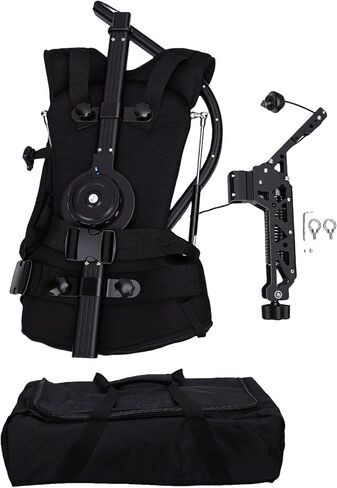 Camera Support Vest, Aluminum Alloy Body Mount System, 318kg Load Vest with Adjustable Straps, Ideal for 3 Axis Gimbal Stabilizers, Filmmakers & Videographers in Saudi Arabia