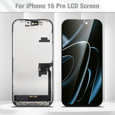 for iPhone 16 Pro Screen Replacement for iPhone 16 Pro LCD Display Digitizer A3083,A3292,A3293,A3294 Touch Screen Assembly with Repair Kits(Incell) in Kuwait