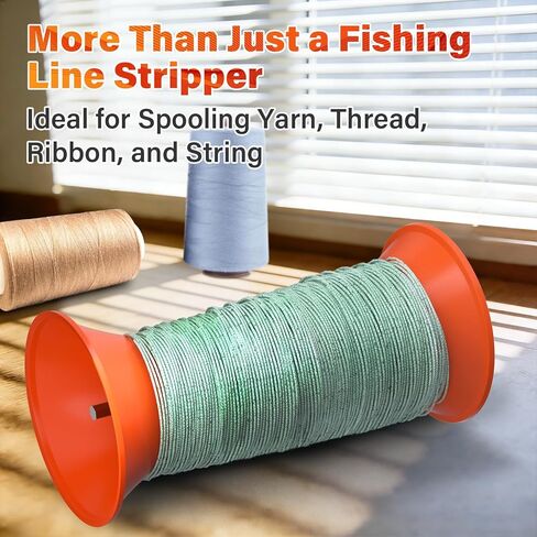 Power Drill Fishing Line Stripper & Spooler Tool, Fast Line Removal & Rewinding, Tangle-Free Line Management, Aluminum & Stainless Steel, Compact Portable Design for Fishing Reels & More in Saudi Arabia