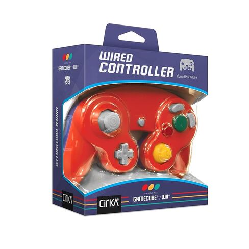 Cirka Wired Controller for Wii/GameCube (Red/Blue) - GameCube in Saudi Arabia