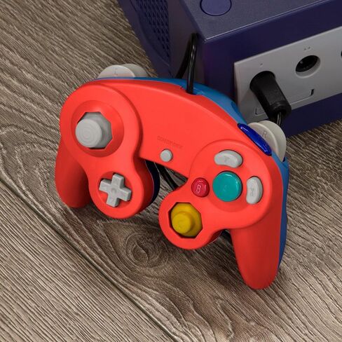 Cirka Wired Controller for Wii/GameCube (Red/Blue) - GameCube in Saudi Arabia