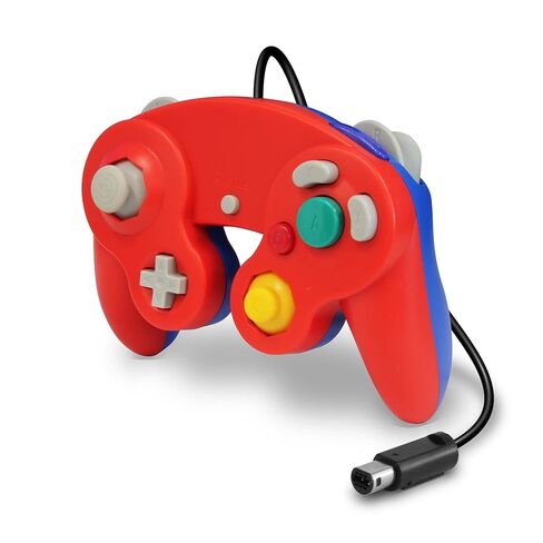 Cirka Wired Controller for Wii/GameCube (Red/Blue) - GameCube in Saudi Arabia