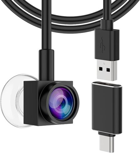 Eye Contact Webcam 1080P Auto Focus with Suction Cup of Center Screen, Web cam with Noise-Cancelling Microphone for PC and Laptop,Plug & Play USB Webcam for Zoom/Teams/Streaming in Saudi Arabia