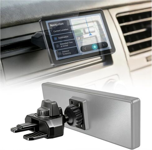 360° Rotation CD Mount for Carplay Screen,Adjustable CD Slot Mount for Carplay Screen and in-Car Monitors Android Display,Stable Carplays CDs Mounts with 17mm Ball Mounts in Saudi Arabia