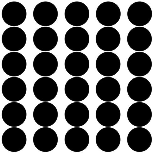 DARENYI 30Pcs 2 inch Black Acrylic Discs Acrylic Circle Blanks, Round Acrylic Sheets Boards 0.04inch Thick Plexiglass Plastic Panels for DIY Craft, Sign, Paintings, Cake Decor in Saudi Arabia