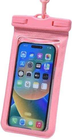 Waterproof Phone Carrier Bag, IPX8 Pouch for iPhone 17/16/15/14/13 Pro Max, 8.66" Black – Beach & Water Sports Protection in Saudi Arabia