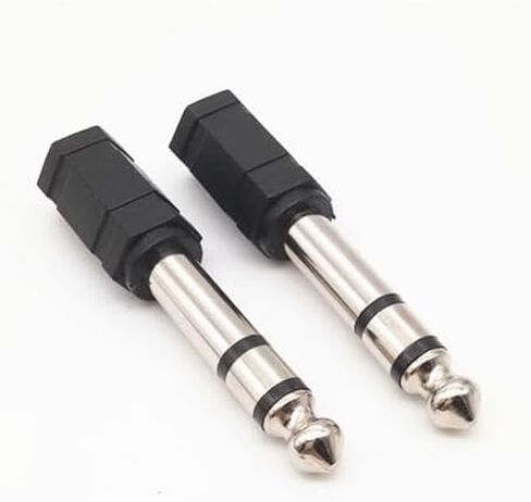 40PCS 3.5mm Stereo F to 1/4" Stereo M Headphone Audio Adapters in Saudi Arabia