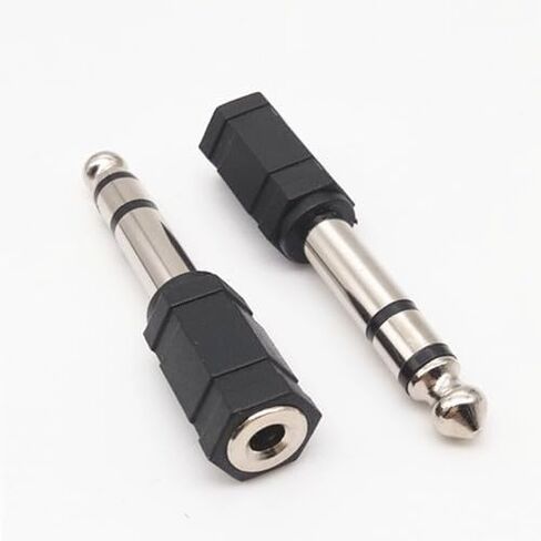 40PCS 3.5mm Stereo F to 1/4" Stereo M Headphone Audio Adapters in Saudi Arabia
