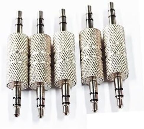 10x 3.5mm Stereo Male to Male Audio Gender Changer Adapter in Saudi Arabia