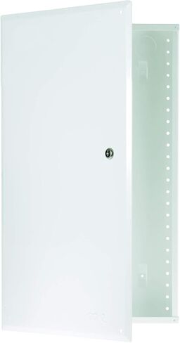 Legrand - OnQ Structured Media Enclosure with Hinged Door, 42 Inch Metal Media Box, EN4250 & Legrand - OnQ Cable Management Clips, No Tools to Install Wall Cable Management, AC103520, 20 Pack in Saudi Arabia