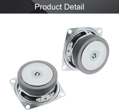 Fielect DIY Magnetic Speaker 3W 4 Ohm Full Range Audio Speaker Stereo Woofer Loudspeaker Replacement for Arduino, 52mm Diameter 1Pc in Saudi Arabia