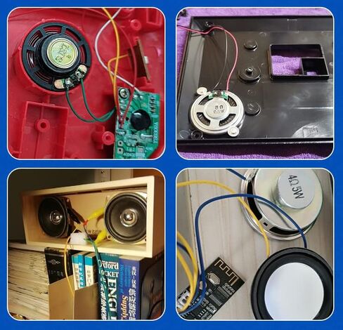 Fielect DIY Magnetic Speaker 3W 4 Ohm Full Range Audio Speaker Stereo Woofer Loudspeaker Replacement for Arduino, 52mm Diameter 1Pc in Saudi Arabia