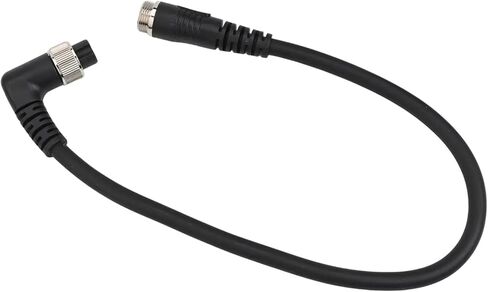 Fishing Reel Battery Power Cable for DAI-WA Elbow 2 Hole Power Cord Adapter 45cm Black PVC Copper Wire(6 Oclock) in Saudi Arabia