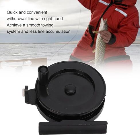 Drfeify Ice Fishing Reels, 1.1oz Ultra Light Spinning Reel with Smooth Drag and Comfort Grip Handle for Winter Ice Fishing in Saudi Arabia