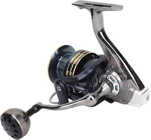 Fabater Fishing Reels, 15KG Braking .2:1 Gear Ratio All Metal Ice Fishing Reels, Spinning with Long Throw Capability Beveled Line Cups for Ice Summer in Saudi Arabia