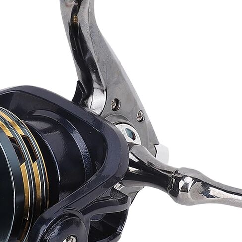 Fabater Fishing Reels, 15KG Braking .2:1 Gear Ratio All Metal Ice Fishing Reels, Spinning with Long Throw Capability Beveled Line Cups for Ice Summer in Saudi Arabia