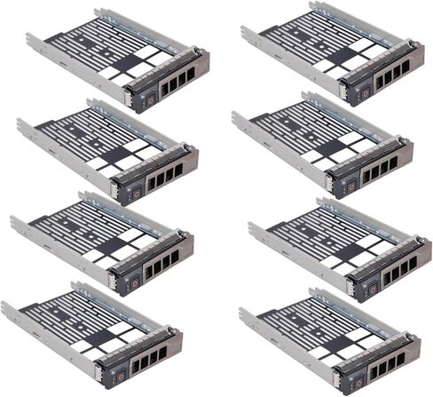 8 Pack Hard Drive Tray Caddy KG1CH 0KG1CH HDD Caddy 3.5 Hard Drive Bracket SSD Tray Compatible with Dell PowerEdge R430 R530 R630 R730 T430 T630 T440 R420 R520 R620 R720 T420 T620 R510 R710 T410 T610 in Saudi Arabia