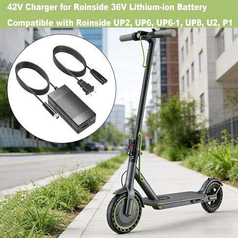 42V Charger for Roinside 36V Lithium-ion Battery Compatible with Roinside UP2, UP6, UP6-1, UP8, U2, P1 Power Apapter Cord in Saudi Arabia