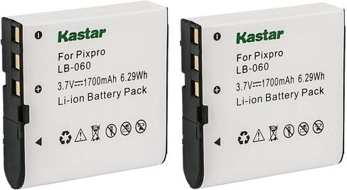 Kastar 1-Pack Battery Replacement for Benq DV M22, DV S21, Brica DV Series DV-H12 FHD, DV-H30 HD, DV-HG1 FHD, DV-R30 FHD, Creative Lab Vado mini Camcorder, Digilife DDV-5100HD, DDH-H3 in Saudi Arabia